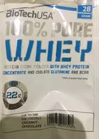 Mängden socker i 100% pure whey