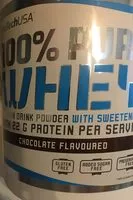 Mängden socker i 100% Pure Whey Chocolate