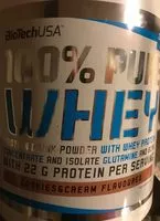Mängden socker i 100% Pure Whey