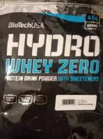 Mängden socker i Hydro whey zero