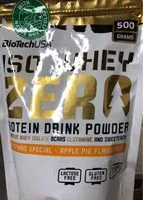 Mängden socker i Iso Whey Zero,Apple Pie