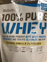 Mängden socker i Whey vanille bourbon