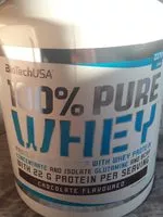 Mängden socker i 100% Pure Whey