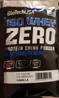 Mängden socker i ISO WHEY ZERO