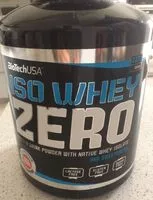 Mängden socker i Iso whey zero