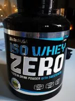 Mängden socker i Iso whey zero protein drink powder with sweeteners