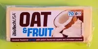 Mängden socker i Oat&Fruit Barre aux flocons d'avoine