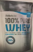 Mängden socker i 100% Pure Whey Nature