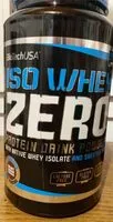 Mängden socker i Iso whey zero