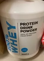Mängden socker i 100% whey protein drink powder