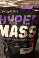 Mängden socker i Hyper mass
