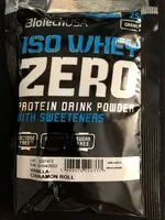 Mängden socker i Iso whey zero vanille canelle