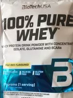 Mängden socker i 100% pure whey