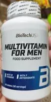 Mängden socker i Multivitamins for men