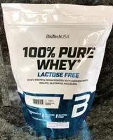 Mängden socker i 100% pure whey