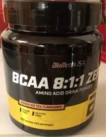 Mängden socker i Bcaa 8:1:1 Zero