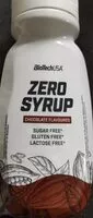 Mängden socker i Zero syrup