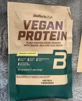 Mängden socker i Vegan protein