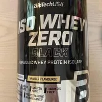 Mängden socker i Iso whey zero black