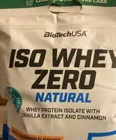 Mängden socker i ISO whey zéro naturel