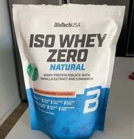 Mängden socker i Iso Whey Zero Natural - Vanilla Cinnamon flavoured