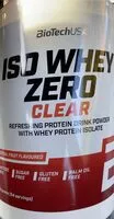 Mängden socker i Iso whey zero clear tropical