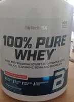 Mängden socker i 100%pure whey