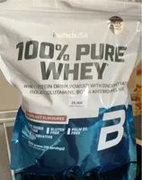 Mängden socker i 1000% pure whey proteins