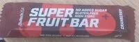 Mängden socker i Super Fruit Bar Cranberry