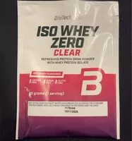 Mängden socker i Iso whey zero clear