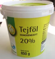 Mängden socker i Tejföl 20%