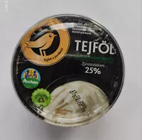 Mängden socker i Auchan prémium tejföl