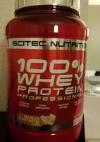 Mängden socker i Scitec nutrition - 100% whey protein