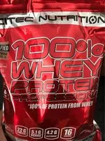 Mängden socker i 100% whey protein professional