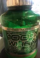 Mängden socker i 100% whey isolate