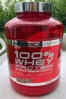 Mängden socker i 100% whey protein professional