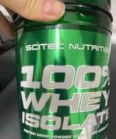 Mängden socker i Scitec Nutrition 100% whey isolate
