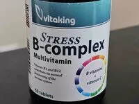 Mängden socker i Stress B-complex multivitamin