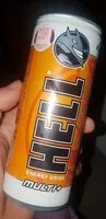 Mängden socker i Hell energy drink multivitamin
