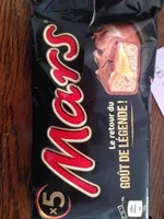 Mängden socker i Mars