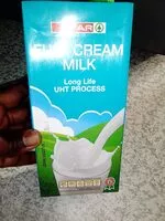 Mängden socker i full cream milk