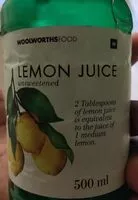 Mängden socker i Lemon juice unsweetened