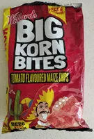 Mängden socker i Big Korn Bites tomato flavoured maize chips