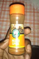 Mängden socker i mixed spice