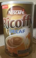 Mängden socker i Ricoffy Décaf