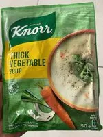 Mängden socker i Thick vegetable soup