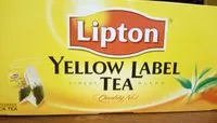 Mängden socker i Lipton Yellow Label Tea