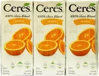 Mängden socker i Ceres Orange Juice 6 Pack 6 CK