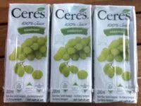 Mängden socker i Ceres White Grape Juice 6Ea 6 CK