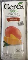 Mängden socker i Ceres Mango Juice 6 Pack 6 CK